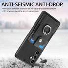 For Samsung Galaxy S24 FE 5G Retro Skin-feel Ring Card Wallet Phone Case(Black) - 3