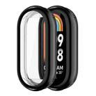 For Xiaomi Mi Band 8 ENKAY Hat-Prince Full Coverage Electroplated Soft TPU Watch Case with Screen Protection(Black) - 1