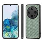 For OPPO Find X8 Ultra Carbon Fiber Texture Leather Back Cover Phone Case(Green) - 2