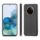 For Realme 14 Pro+ Carbon Fiber Texture Leather Back Cover Phone Case(Black) - 2