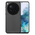 For vivo X200 Ultra Carbon Fiber Texture Leather Back Cover Phone Case(Black) - 1