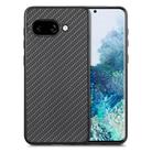 For Google Pixel 9a Carbon Fiber Texture Leather Back Cover Phone Case(Black) - 1