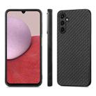 For Samsung Galaxy A14 5G Carbon Fiber Texture Leather Back Cover Phone Case(Black) - 2