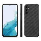 For Samsung Galaxy A54 5G Carbon Fiber Texture Leather Back Cover Phone Case(Black) - 2