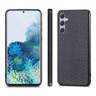For Samsung Galaxy S25+ 5G Carbon Fiber Texture Leather Back Cover Phone Case(Black) - 2