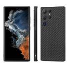 For Samsung Galaxy S25 Ultra 5G Carbon Fiber Texture Leather Back Cover Phone Case(Black) - 2