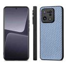 For Xiaomi 13 Pro Carbon Fiber Texture Leather Back Cover Phone Case(Blue) - 2