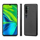 For Xiaomi CC9 Pro Carbon Fiber Texture Leather Back Cover Phone Case(Black) - 2