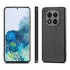 For Redmi Note 14 Pro 5G Carbon Fiber Texture Leather Back Cover Phone Case(Black) - 2