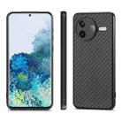 For Redmi K80 / Poco F7 Pro Carbon Fiber Texture Leather Back Cover Phone Case(Black) - 2