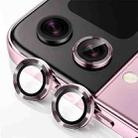 For Samsung Galaxy Z Flip5 ENKAY Hat-Prince 9H Rear Lens Aluminium Alloy Tempered Glass Film(Pink) - 1
