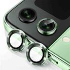 For Samsung Galaxy Z Flip5 ENKAY Hat-Prince 9H Rear Lens Aluminium Alloy Tempered Glass Film(Green) - 1