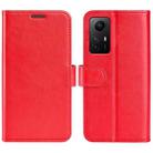 For Redmi Note 12S R64 Texture Horizontal Flip Leather Phone Case(Red) - 1