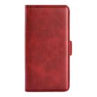 For Redmi Note 12S Dual-side Magnetic Buckle Horizontal Flip Leather Phone Case(Red) - 2
