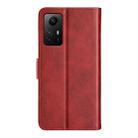 For Redmi Note 12S Dual-side Magnetic Buckle Horizontal Flip Leather Phone Case(Red) - 3