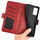 For Redmi Note 12S Dual-side Magnetic Buckle Horizontal Flip Leather Phone Case(Red) - 6