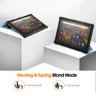 For Amazon Fire HD 10 2023 ENKAY ENKAY Tri-fold Custer Texture Leather Smart Tablet Case(Black) - 3