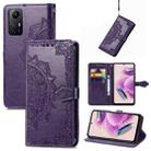 For Xiaomi Redmi Note 12S Mandala Flower Embossed Leather Phone Case(Purple) - 1