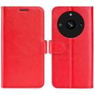 For Realme 11 Pro R64 Texture Horizontal Flip Leather Phone Case(Red) - 1