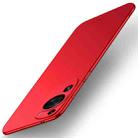 For Huawei P60 Art MOFI Frosted PC Ultra-thin Hard Phone Case(Red) - 1