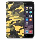 For iPhone 6 / 6s Camouflage Leather Back Cover Phone Case(Yellow) - 1