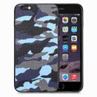 For iPhone 6 / 6s Camouflage Leather Back Cover Phone Case(Blue) - 1