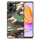 For Honor 80 SE Camouflage Leather Back Cover Phone Case(Green) - 1