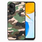 For Honor X7 Camouflage Leather Back Cover Phone Case(Green) - 1