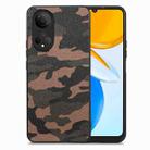 For Honor X7 Camouflage Leather Back Cover Phone Case(Brown) - 1