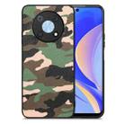 For Huawei Nova Y90 Camouflage Leather Back Cover Phone Case(Green) - 1