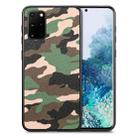 For Samsung Galaxy S20+ Camouflage Leather Back Cover Phone Case(Green) - 1