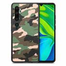 For Xiaomi Mi CC9 Pro Camouflage Leather Back Cover Phone Case(Green) - 1