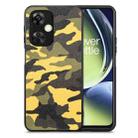 For Oneplus Nord CE 3 Camouflage Leather Back Cover Phone Case(Yellow) - 1