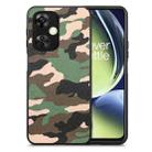 For Oneplus Nord CE 3 Camouflage Leather Back Cover Phone Case(Green) - 1