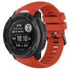 For Garmin Instinct 2X Sports Silicone Replacement Watch Band(Red) - 1