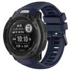 For Garmin Instinct 2X Sports Silicone Replacement Watch Band(Midnight Blue) - 1