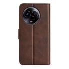 For Realme 11X Dual-side Magnetic Buckle Horizontal Flip Leather Phone Case(Brown) - 3