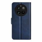 For Realme 12 Pro+ Dual-side Magnetic Buckle Horizontal Flip Leather Phone Case(Dark Blue) - 3