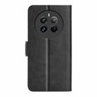 For Realme 12+ 5G Dual-side Magnetic Buckle Horizontal Flip Leather Phone Case(Black) - 3