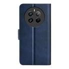 For Realme 12+ 5G Dual-side Magnetic Buckle Horizontal Flip Leather Phone Case(Dark Blue) - 3