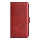For Realme 12+ 5G Dual-side Magnetic Buckle Horizontal Flip Leather Phone Case(Red) - 2