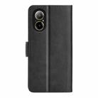 For Realme C67 5G Dual-side Magnetic Buckle Horizontal Flip Leather Phone Case(Black) - 3
