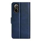 For Realme C67 5G Dual-side Magnetic Buckle Horizontal Flip Leather Phone Case(Dark Blue) - 3