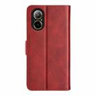 For Realme C67 5G Dual-side Magnetic Buckle Horizontal Flip Leather Phone Case(Red) - 3