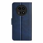 For Realme 12 5G Dual-side Magnetic Buckle Horizontal Flip Leather Phone Case(Dark Blue) - 3