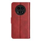 For Realme 12 5G Dual-side Magnetic Buckle Horizontal Flip Leather Phone Case(Red) - 3