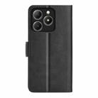 For Realme C63 Dual-side Magnetic Buckle Horizontal Flip Leather Phone Case(Black) - 3