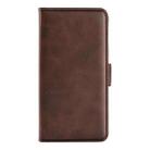 For Realme GT 6 5G Dual-side Magnetic Buckle Horizontal Flip Leather Phone Case(Brown) - 2