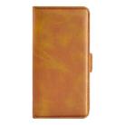 For Realme 13+ 5G Dual-side Magnetic Buckle Horizontal Flip Leather Phone Case(Yellow) - 2