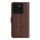 For Realme GT 7 Pro 5G Dual-side Magnetic Buckle Horizontal Flip Leather Phone Case(Brown) - 3